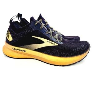 Brooks Levitate Women’s Running Shoes in Black and Gold
